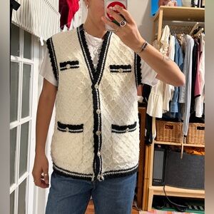 Authentic Maje Sweater Vest, Size - 1 (Small / Medium)